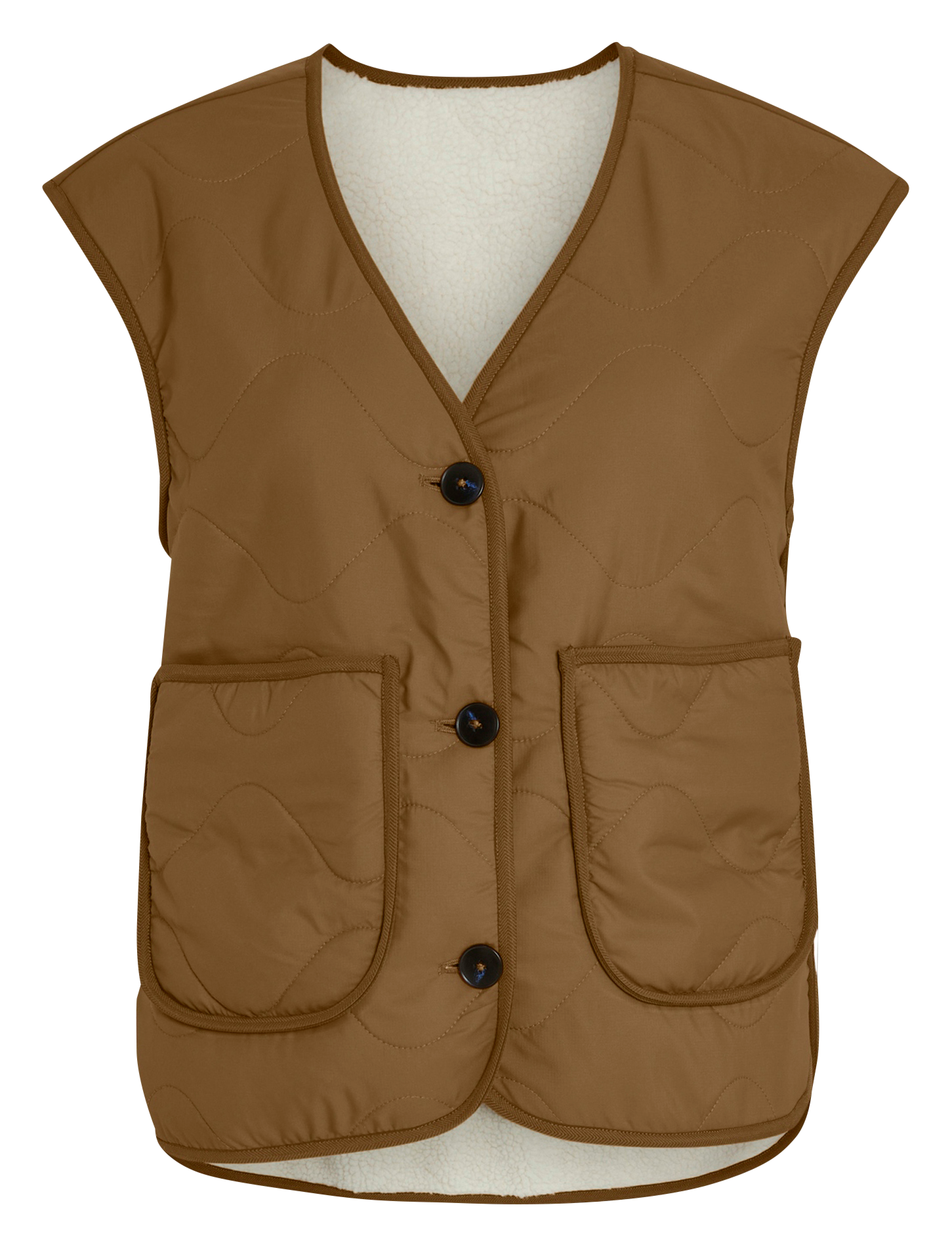 RETEDDY - Veste oversize matelassée | Beige
