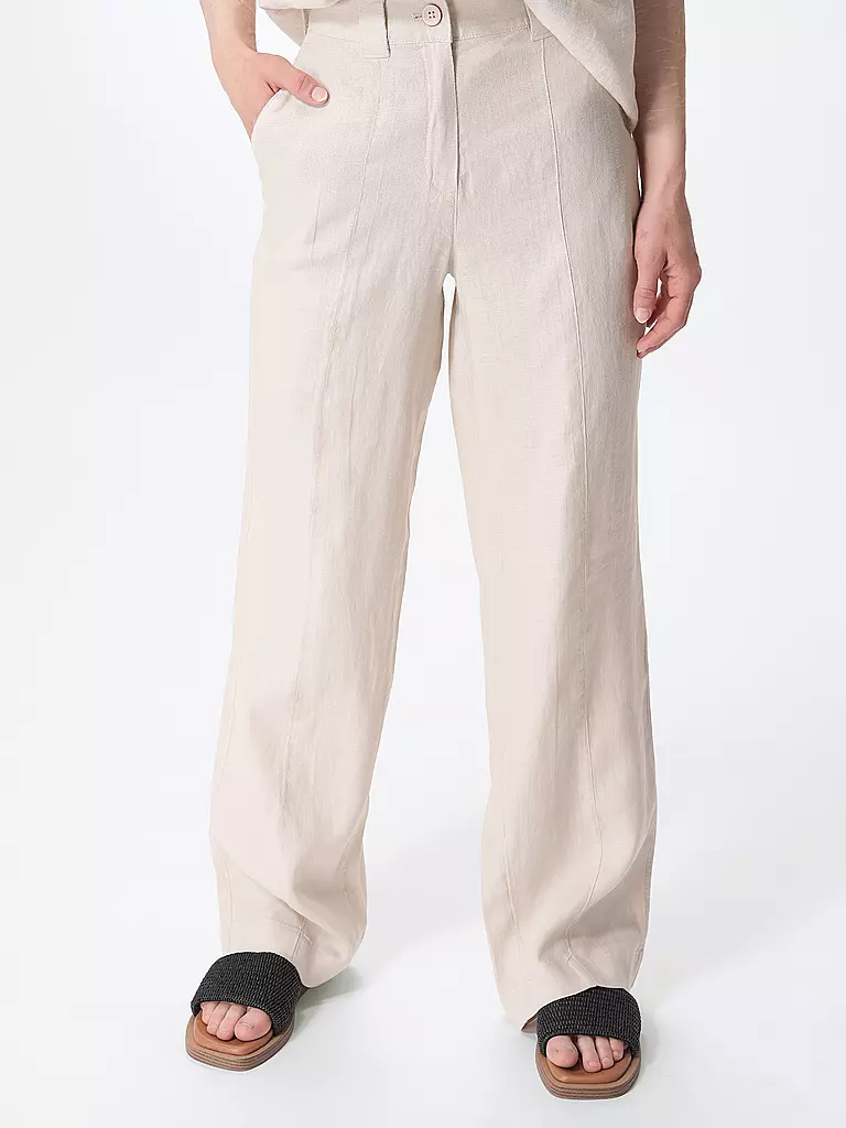 S.OLIVER Marlenehose creme
