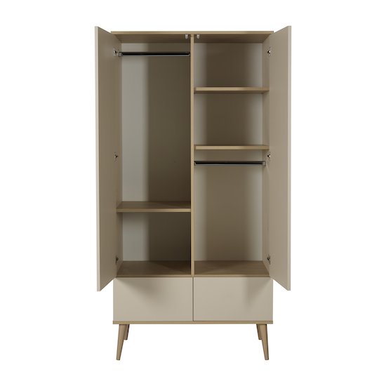 Flow armoire 2 portes   Argile & Oak        de               Quax