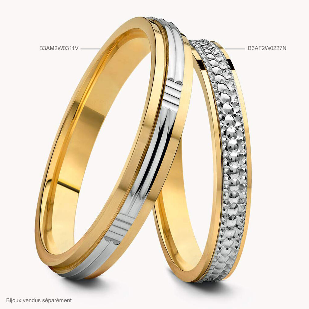 Alliance Sequana Ruban Plat Or Bicolore