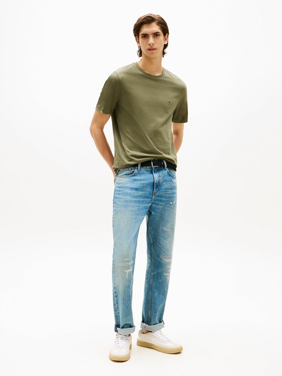 TOMMY HILFIGER<br>Camiseta grossa e reta
