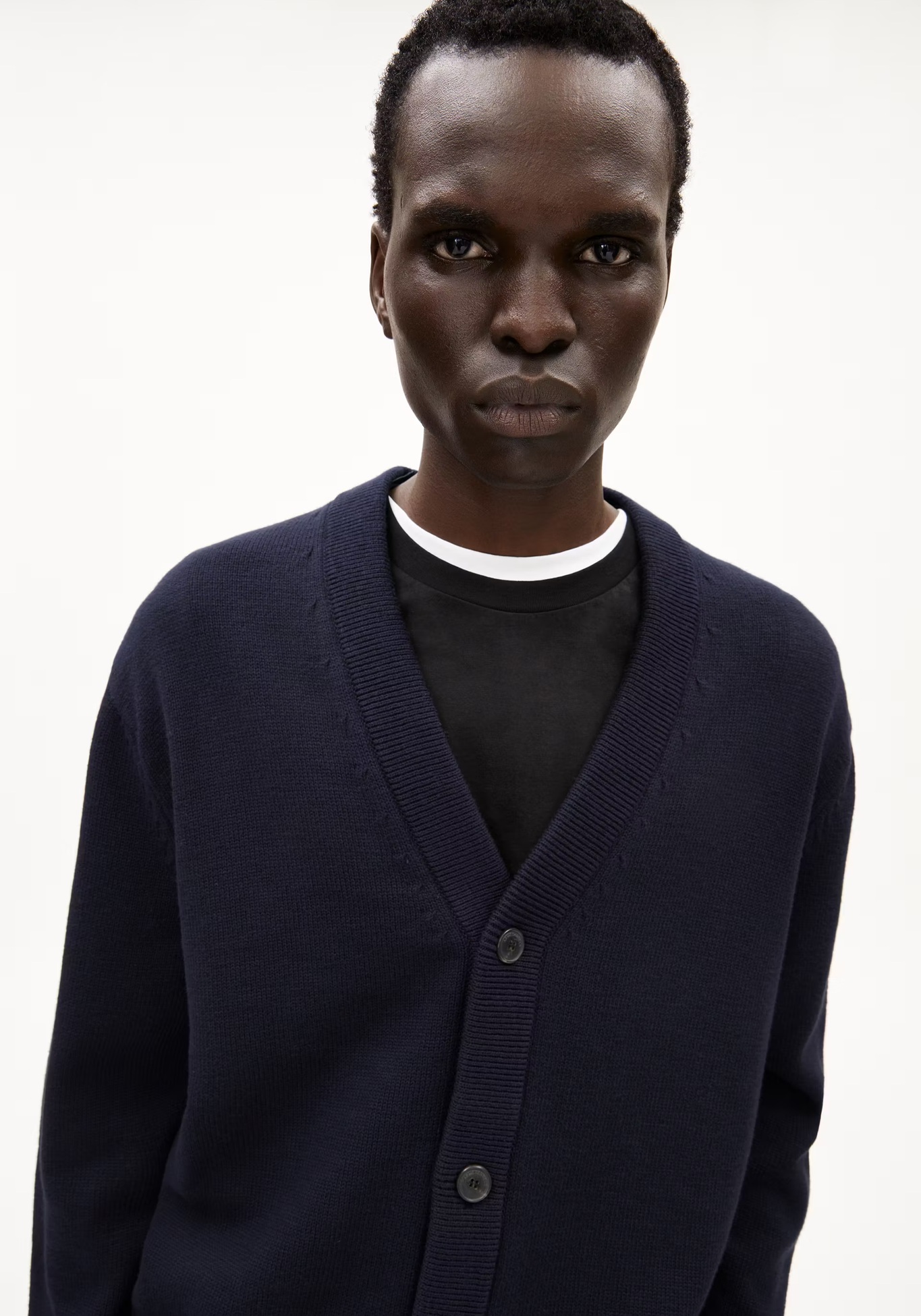 Armedangels Strick-Cardigan Dusaano Night Sky