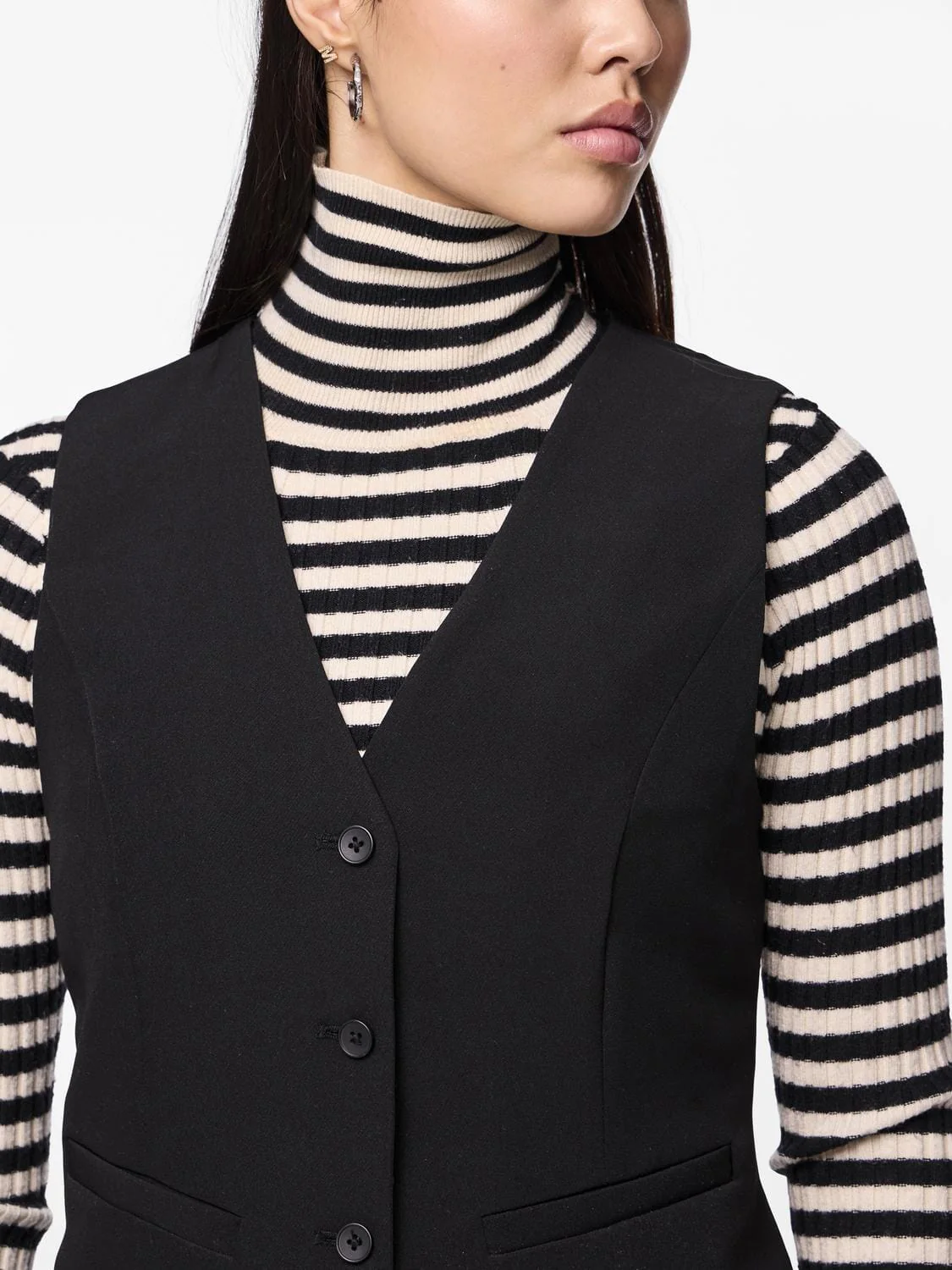Pieces Pcbozzy Vest 4563734 black