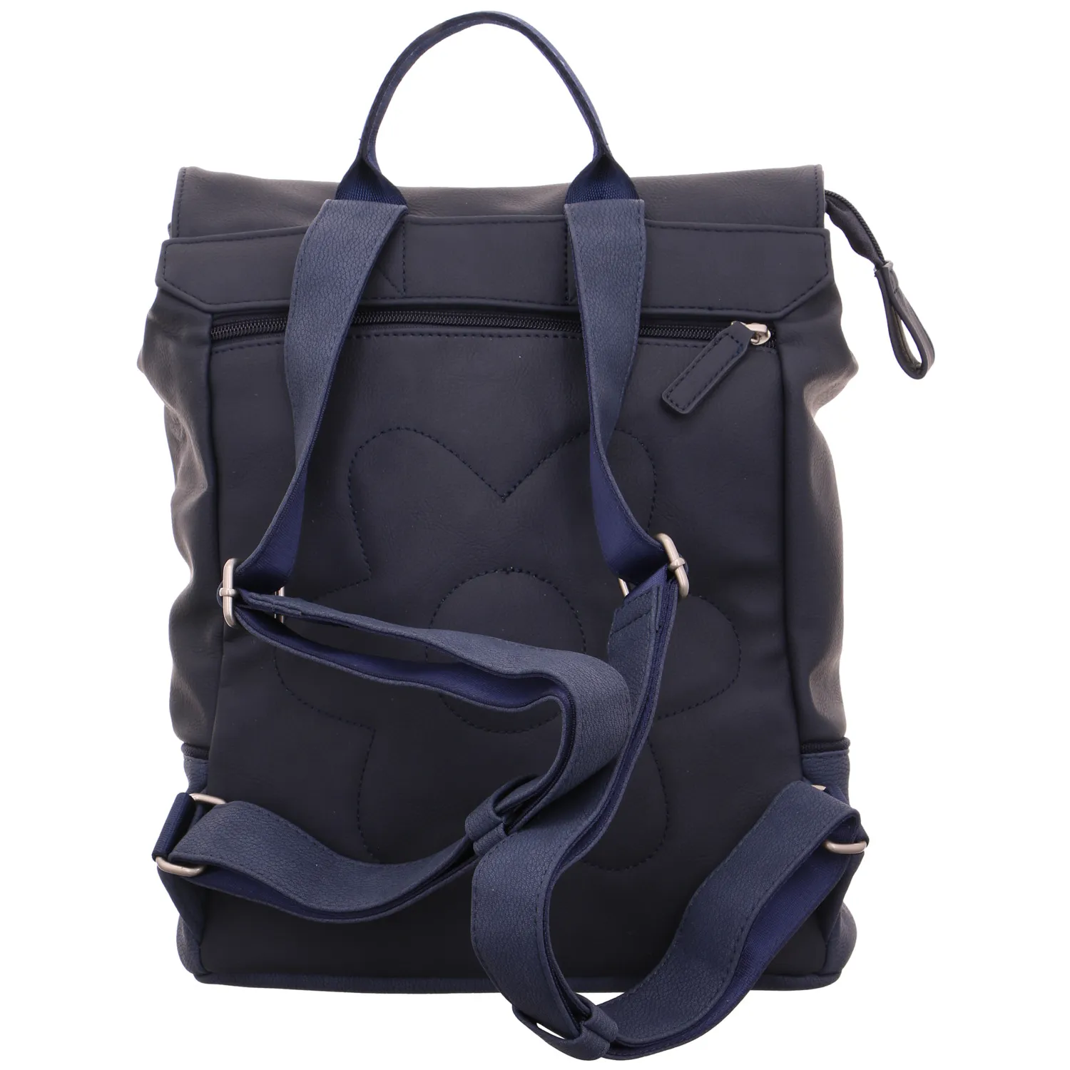 ZWEI Rucksack Blau Lederimitat