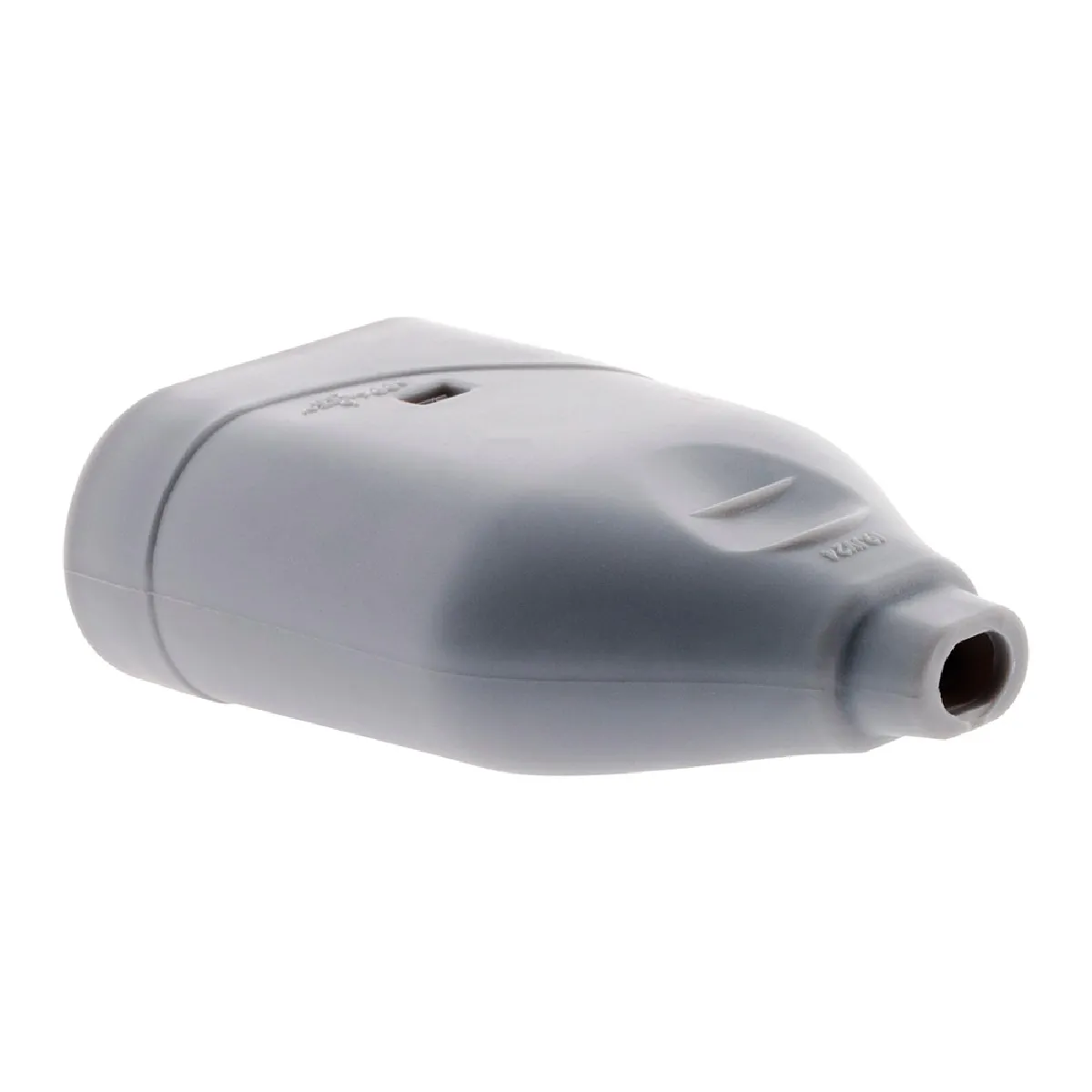 Zenitech Fiche femelle 2P 6A - Lot de 10 - Gris