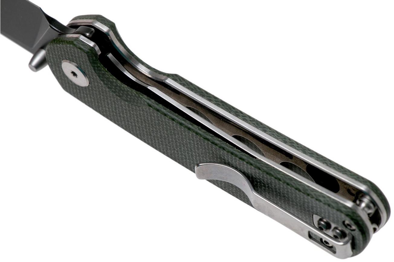 Bestech Sledgehammer BG31B-2 Green Micarta, Black Stonewashed zakmes