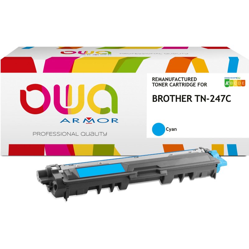 Toner OWA remanufacturé équivalent BROTHER TN-247 pour imprimante laser