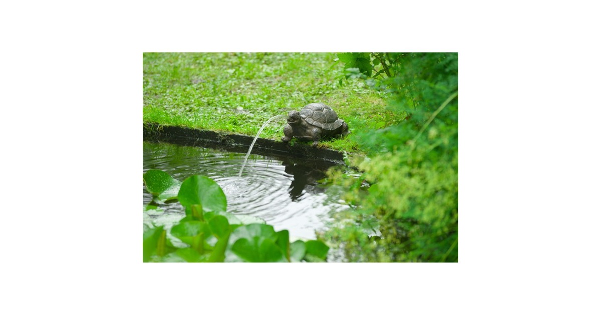UbbinkSpuitfiguur Schildpad waterornament