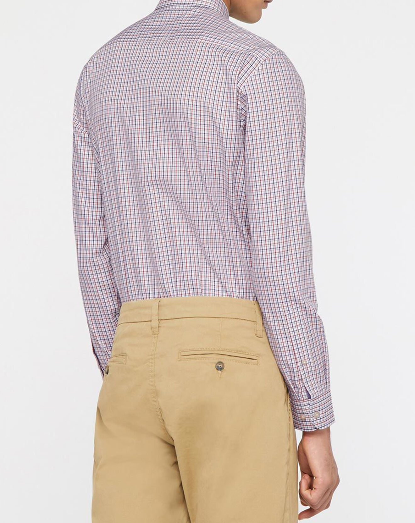 Hackett London Chemise Classic Fit à carreaux blanc/rouge/bleu
