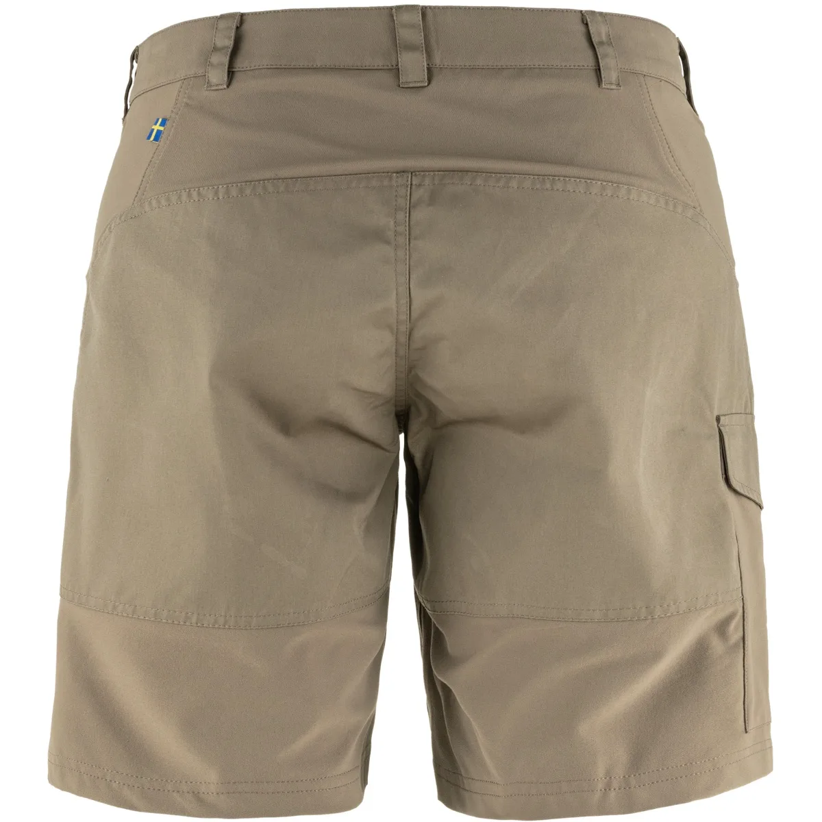 Fjällräven Women's Nikka Shorts Curved Suede Brown