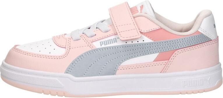 Puma Caven III Block mesh sneakers lichtroze lichtblauw wit