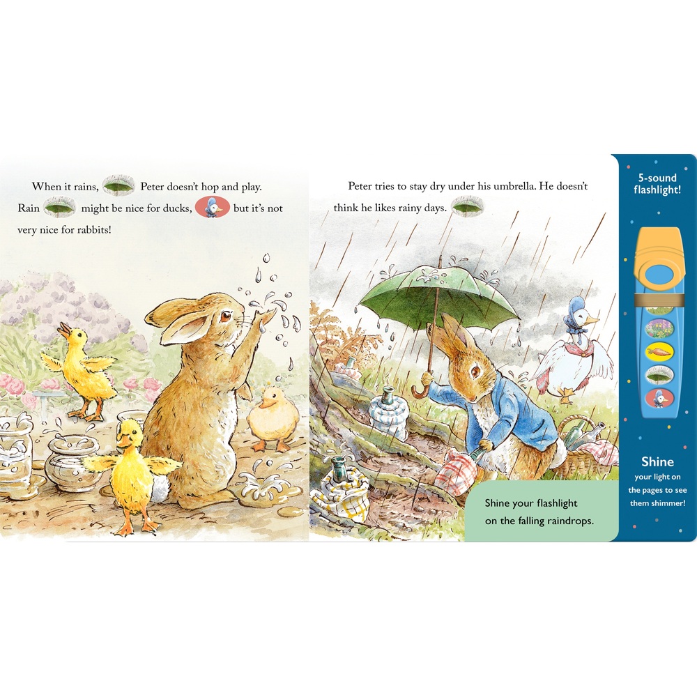Peter Hase – Lass es leuchten! Taschenlampen- und Soundbuch