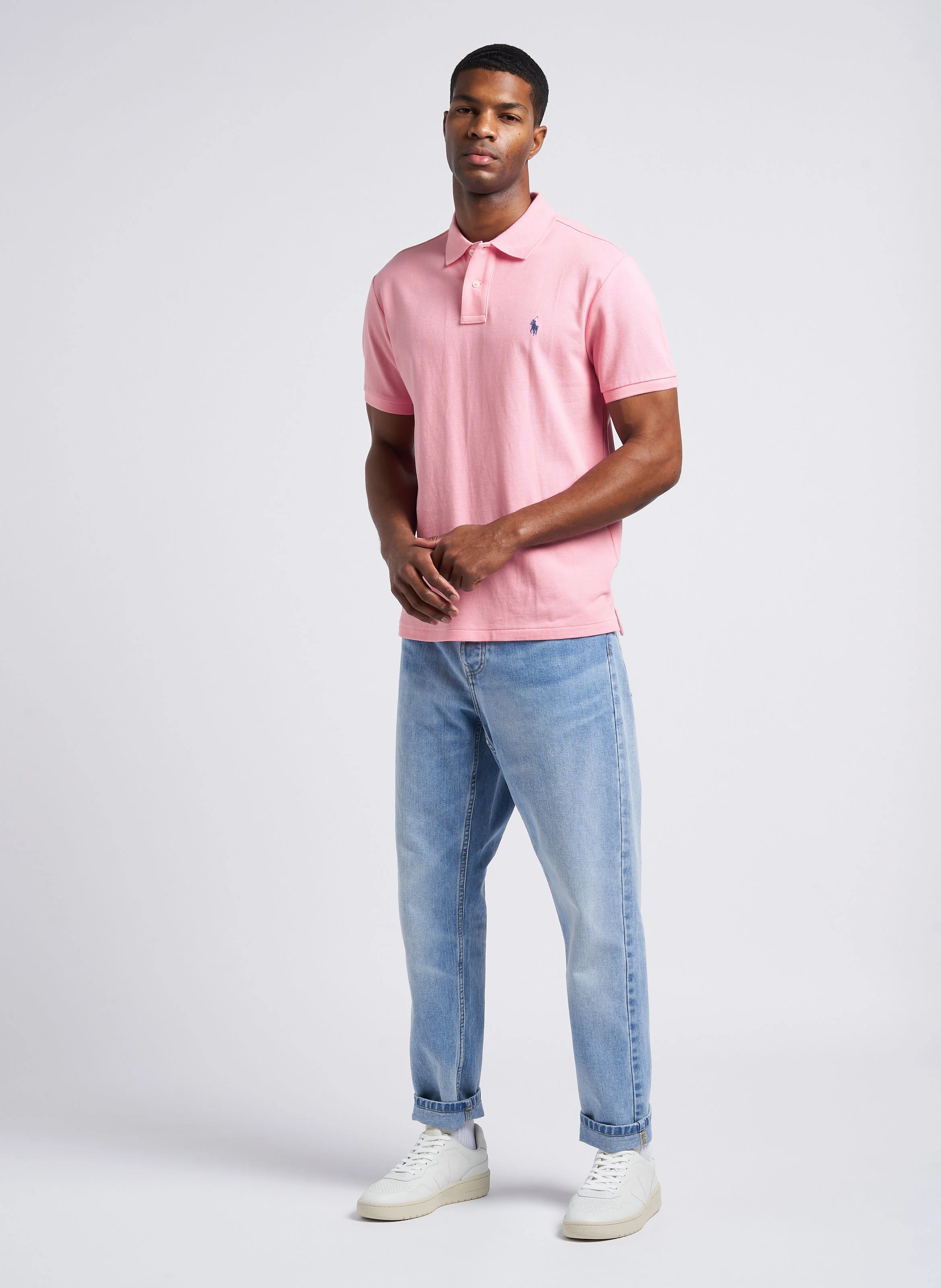 V-90 - Baskets basses en cuir | Multicolore