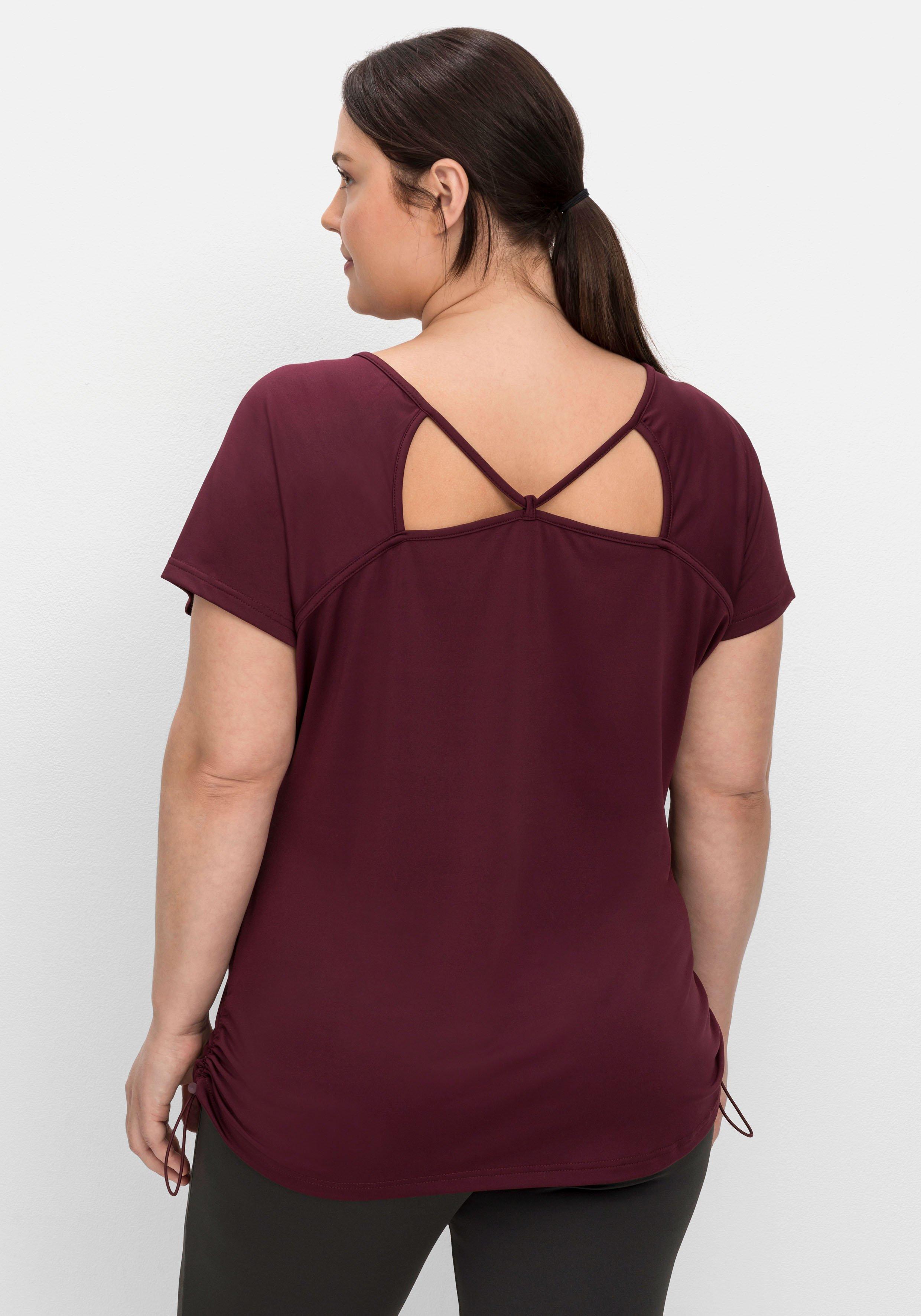 Funktionsshirt mit raffiniertem Rückenausschnitt