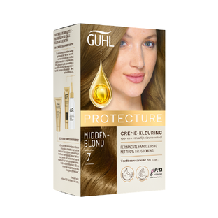Guhl Protecture Crème-Kleuring 7 Middenblond 150ML