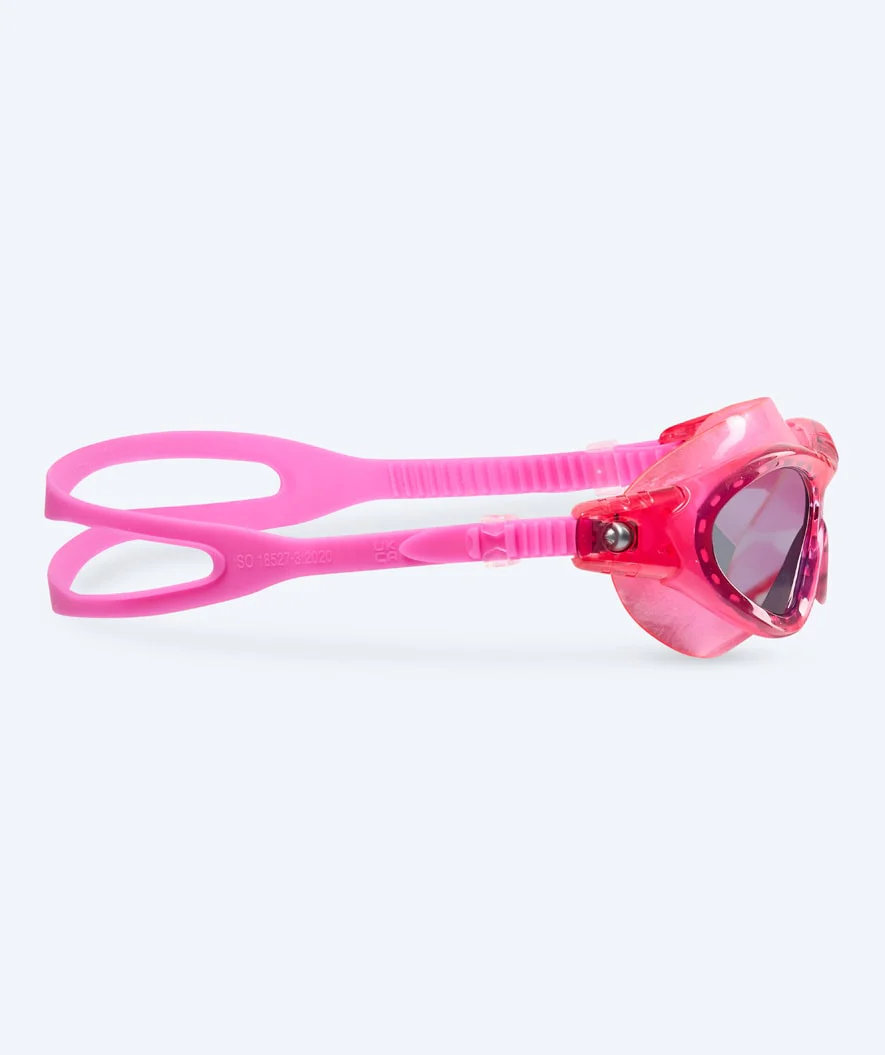Watery svømmebriller til børn - Mantis 2.0 - Pink (Smoke linse)