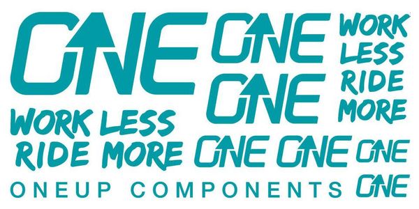 Stickers OneUp Decal Kit Turquoise