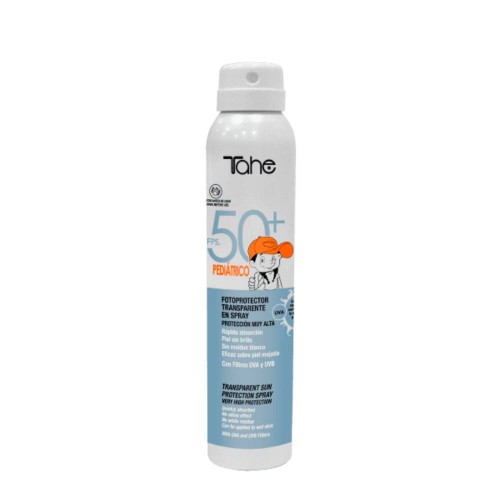 Tahe Pediátrico Protetor Solar Transparente em Spray SPF50  250ml