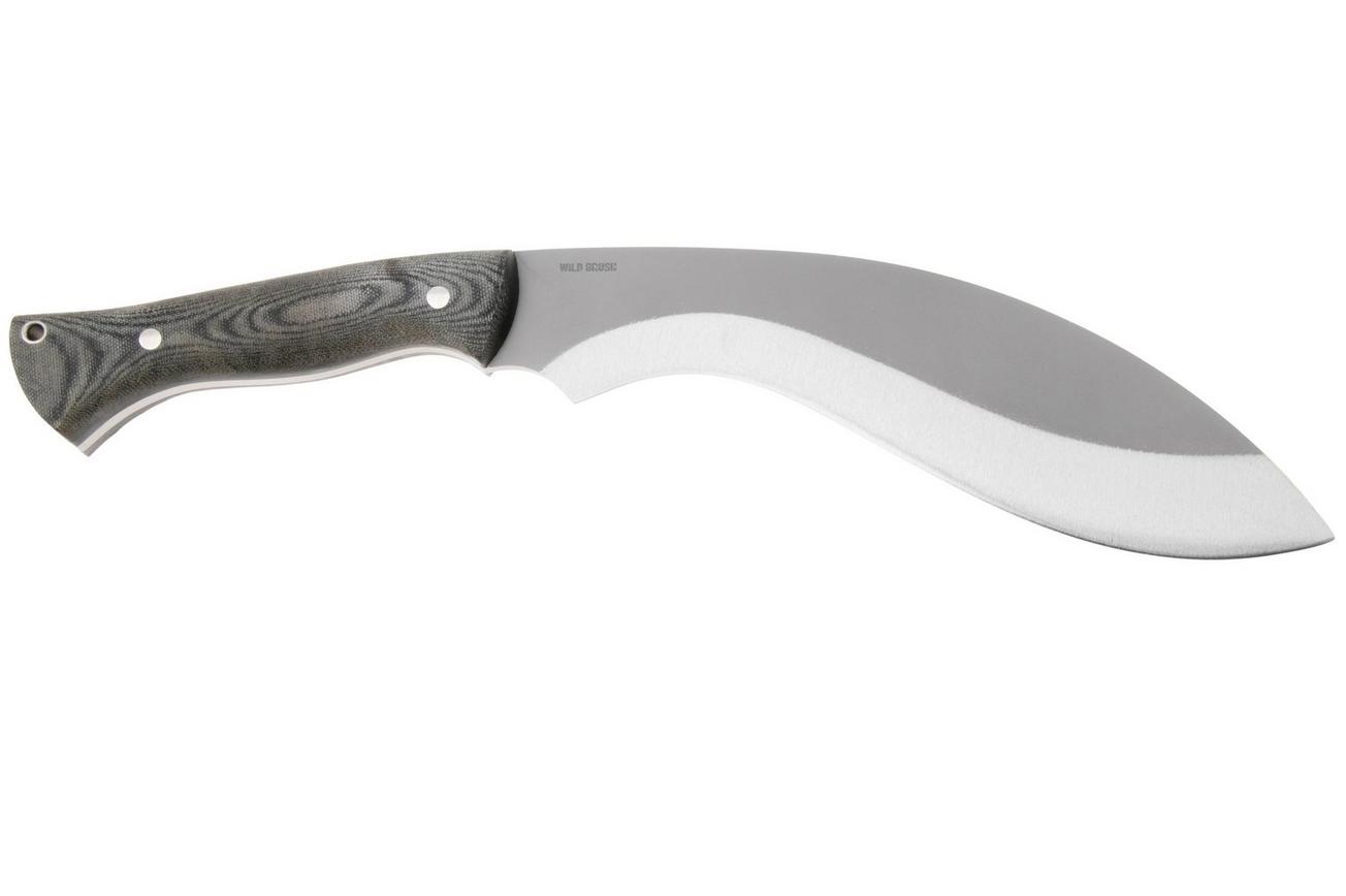 Condor Wild Brush Kukri CTK1839-107-HC Bead Blasted Convexed 1075, Micarta, kapmes