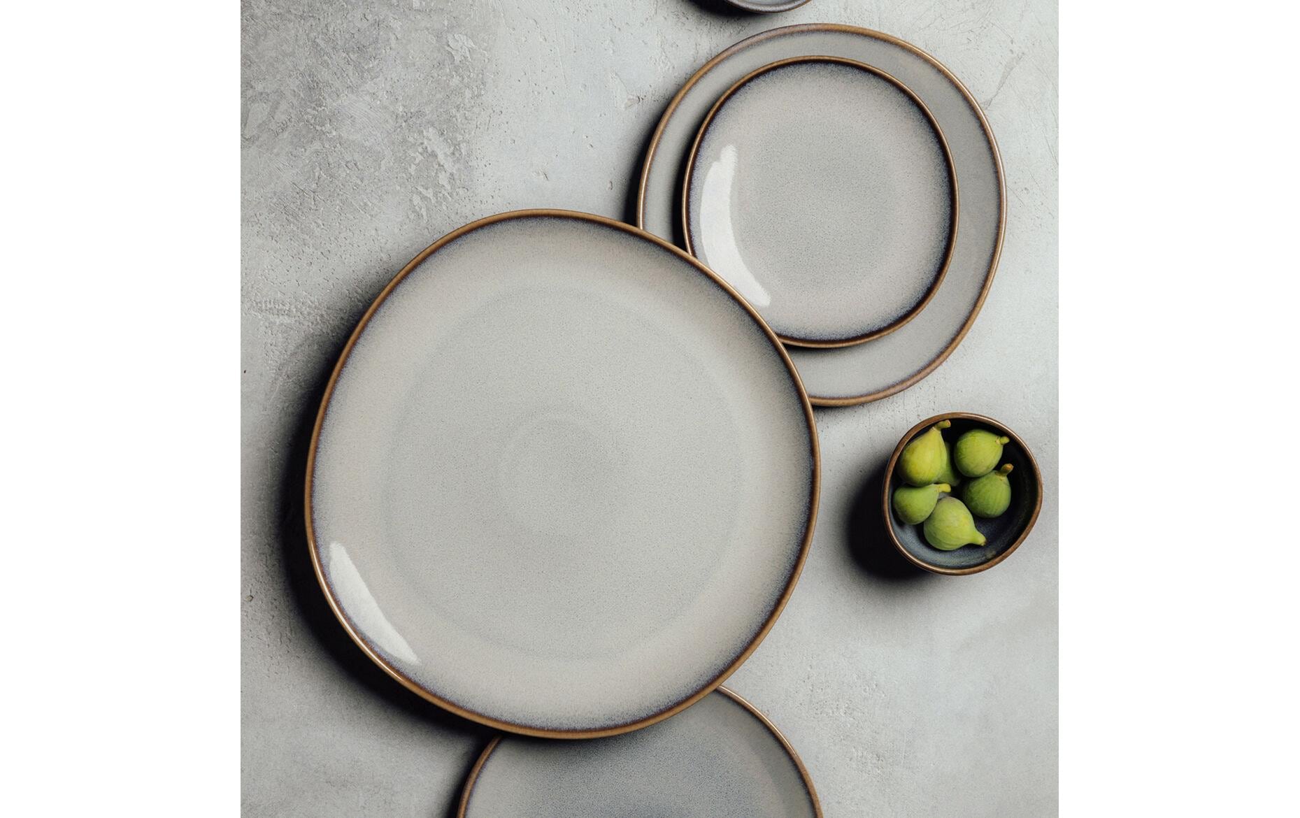 Frühstücks- & Dessertteller Lave Ø 17 cm, 6 Stück, Beige<br>Brotteller