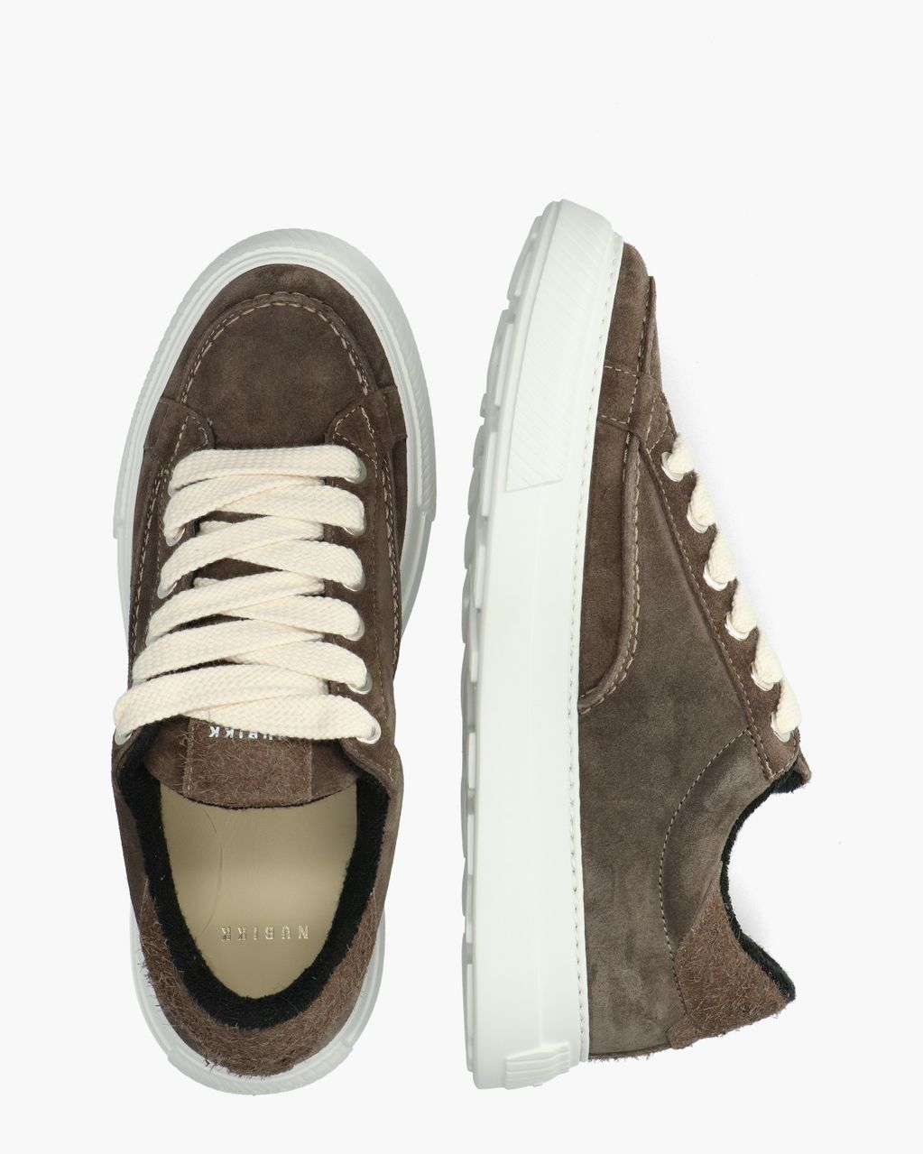 Nubikk Caldera Tora Donkerbruin Herensneakers