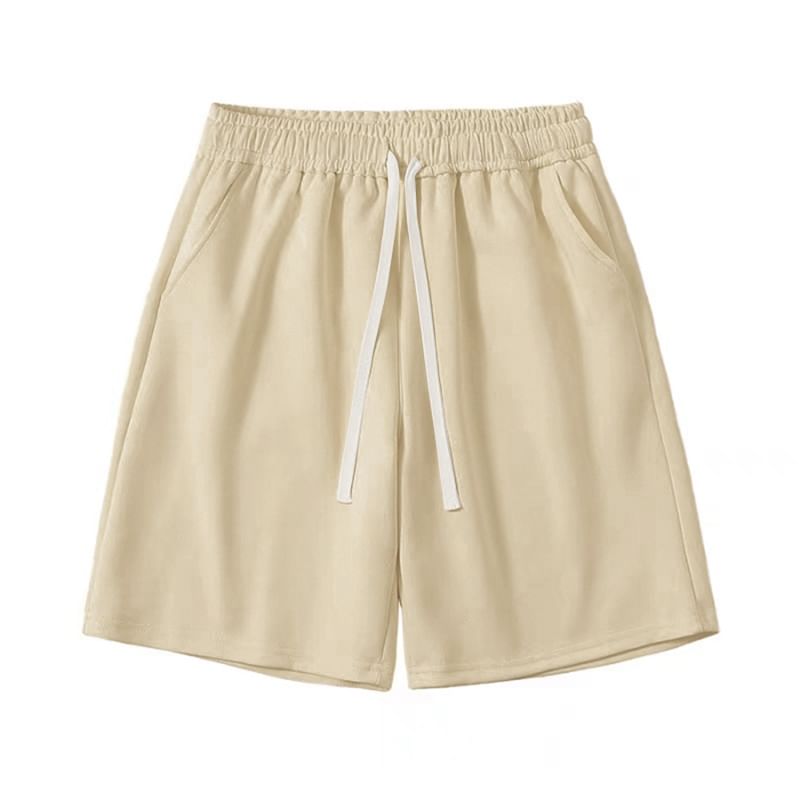 emeisa - Effen short met middelhoge taille