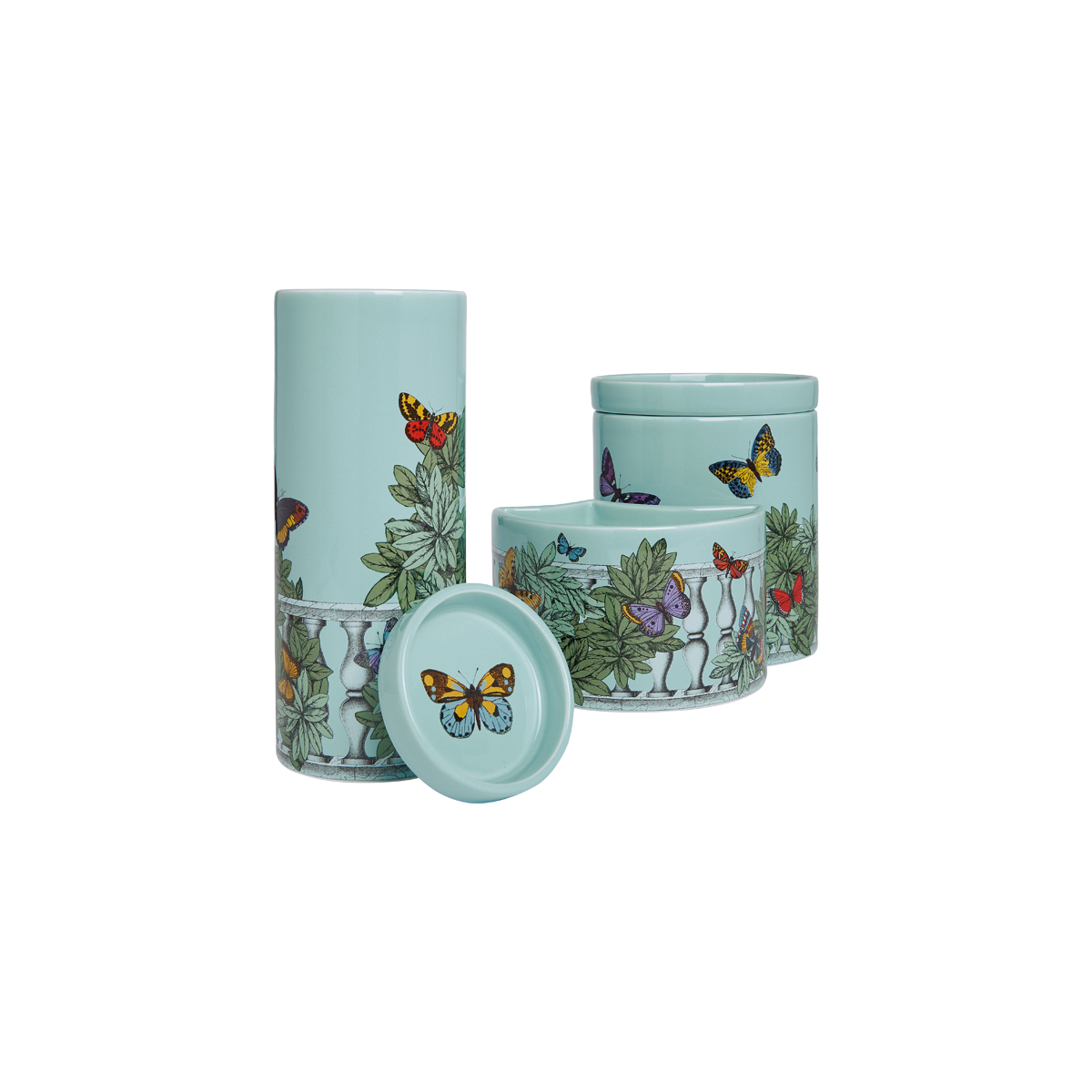 Nel Mentre Candle Set Farfalle Giardino