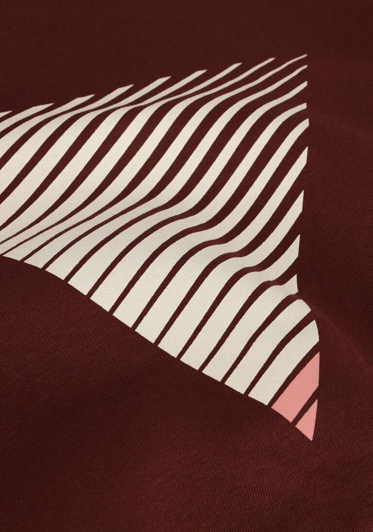 PUREWHITE bordeaux purewhite sweater seasonal logo hoodie