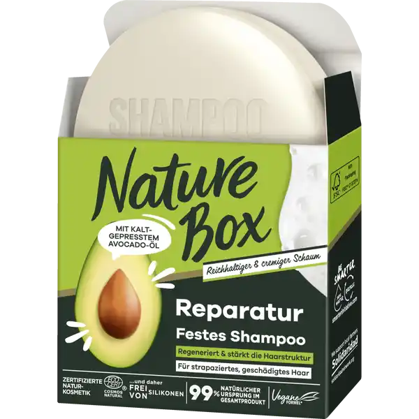 Reparatur Festes Shampoo Avocado-Öl