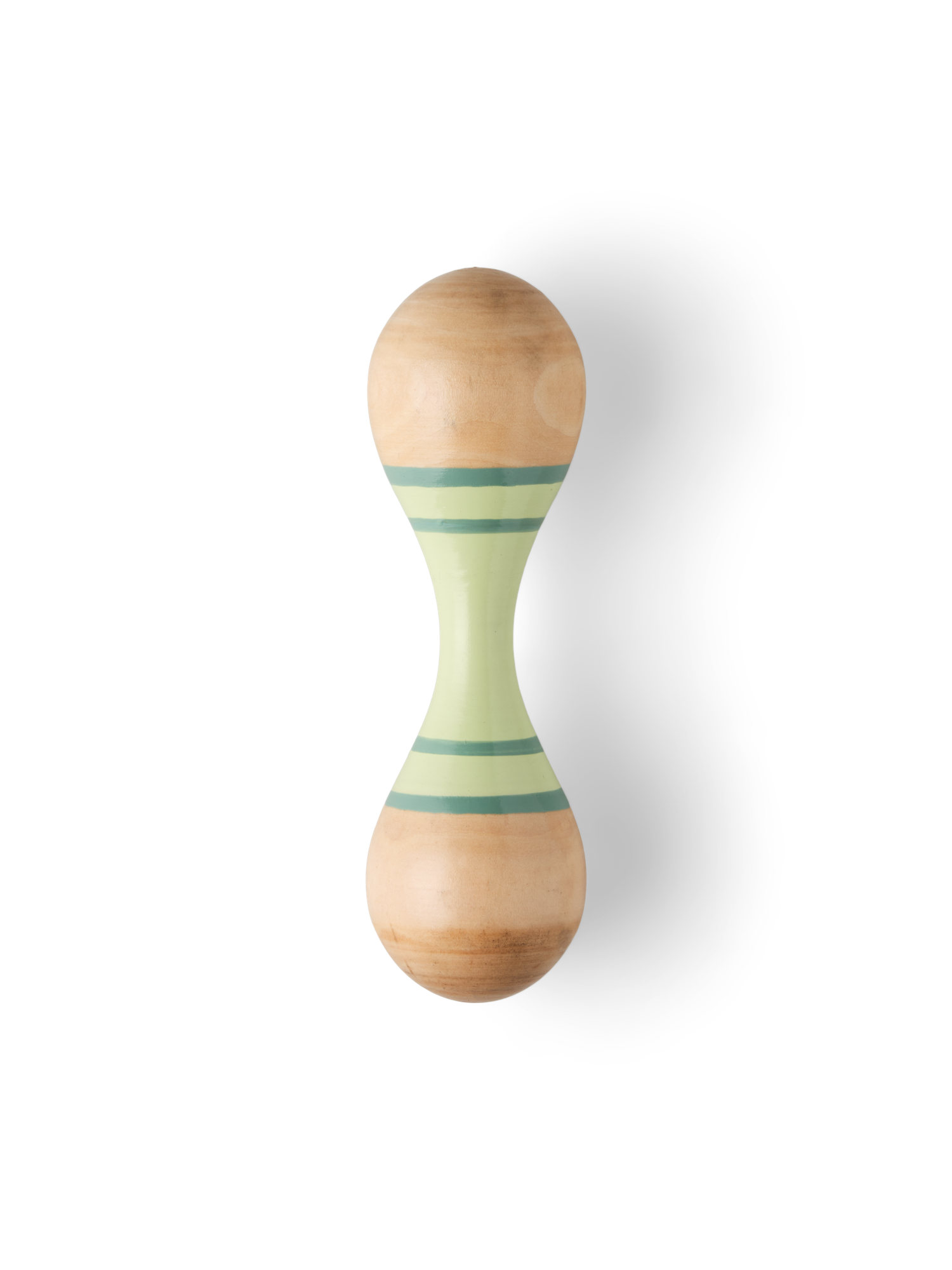 Legetøjsmaracas | Schima superba. 14 x 4,5 cm. | Milky Green