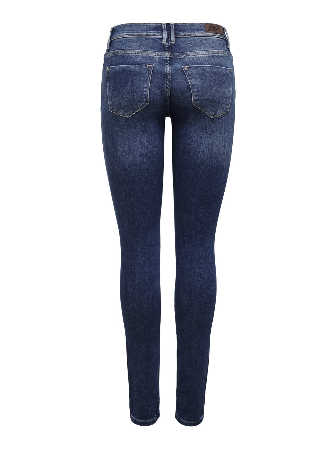 ONLSHAPE Mittlere Taille Skinny Fit Jeans Dark Blue Denim