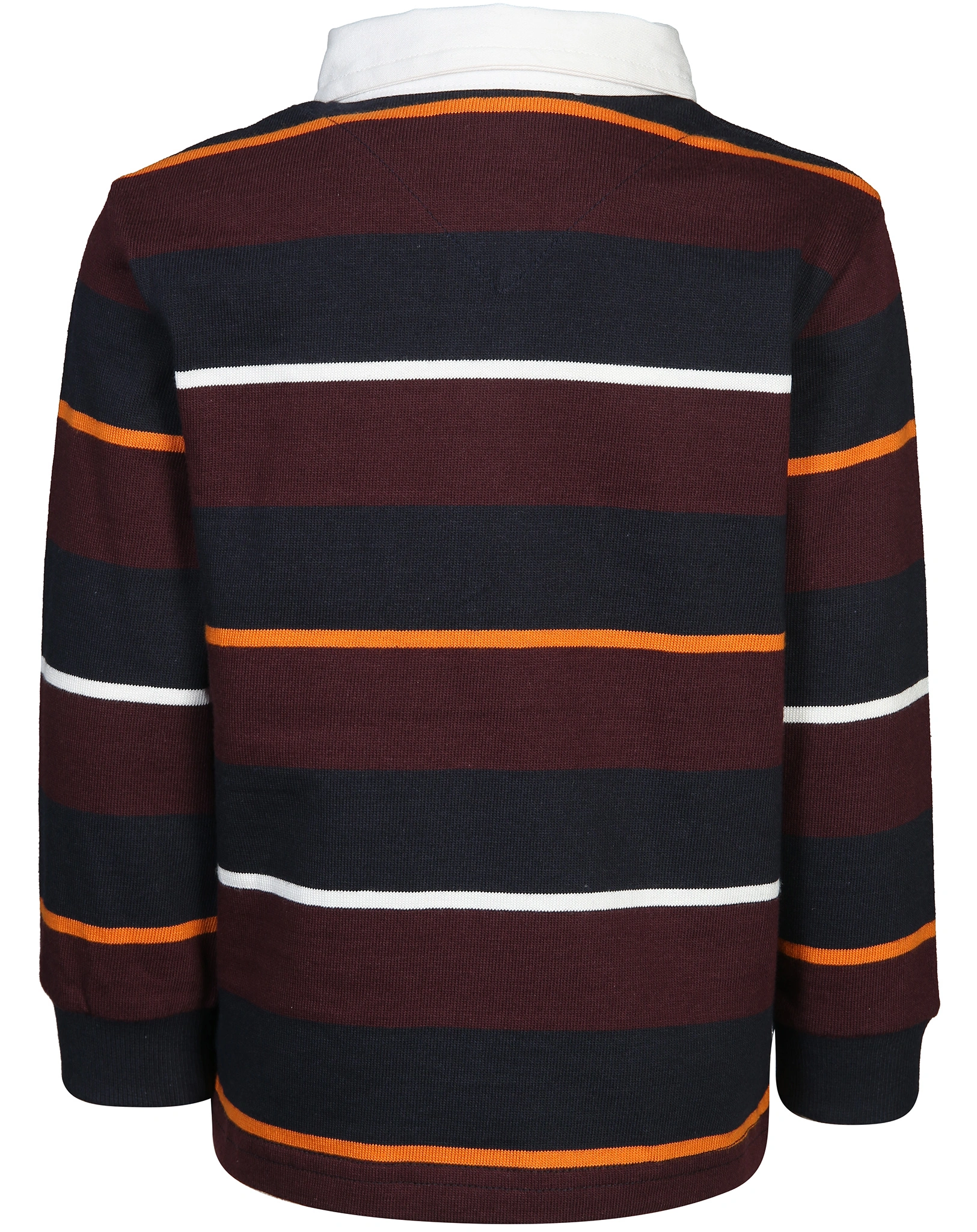 Poloshirt LS STRIPES in pflaume