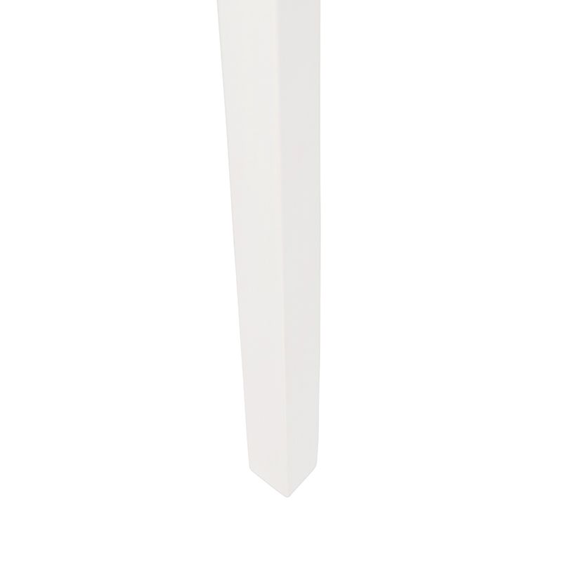 Vloerlamp tripod wit hout met witte kap 50 cm - Puros