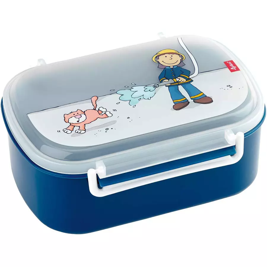 Sigikid Brotdose + Trinkflasche 2er Set blau-rot
