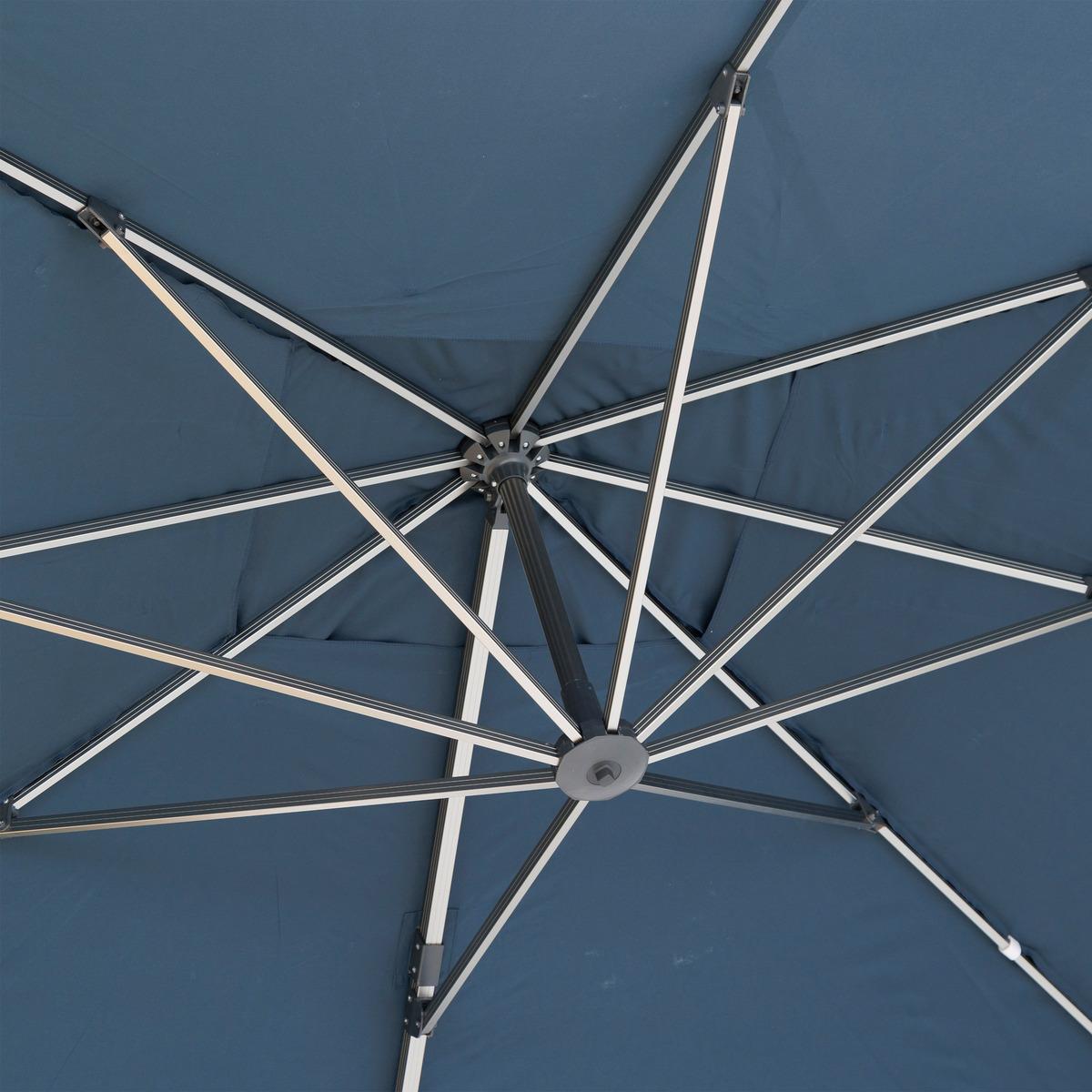 PARASOL DECENTRE EQUADOR 4X3M PETROLE