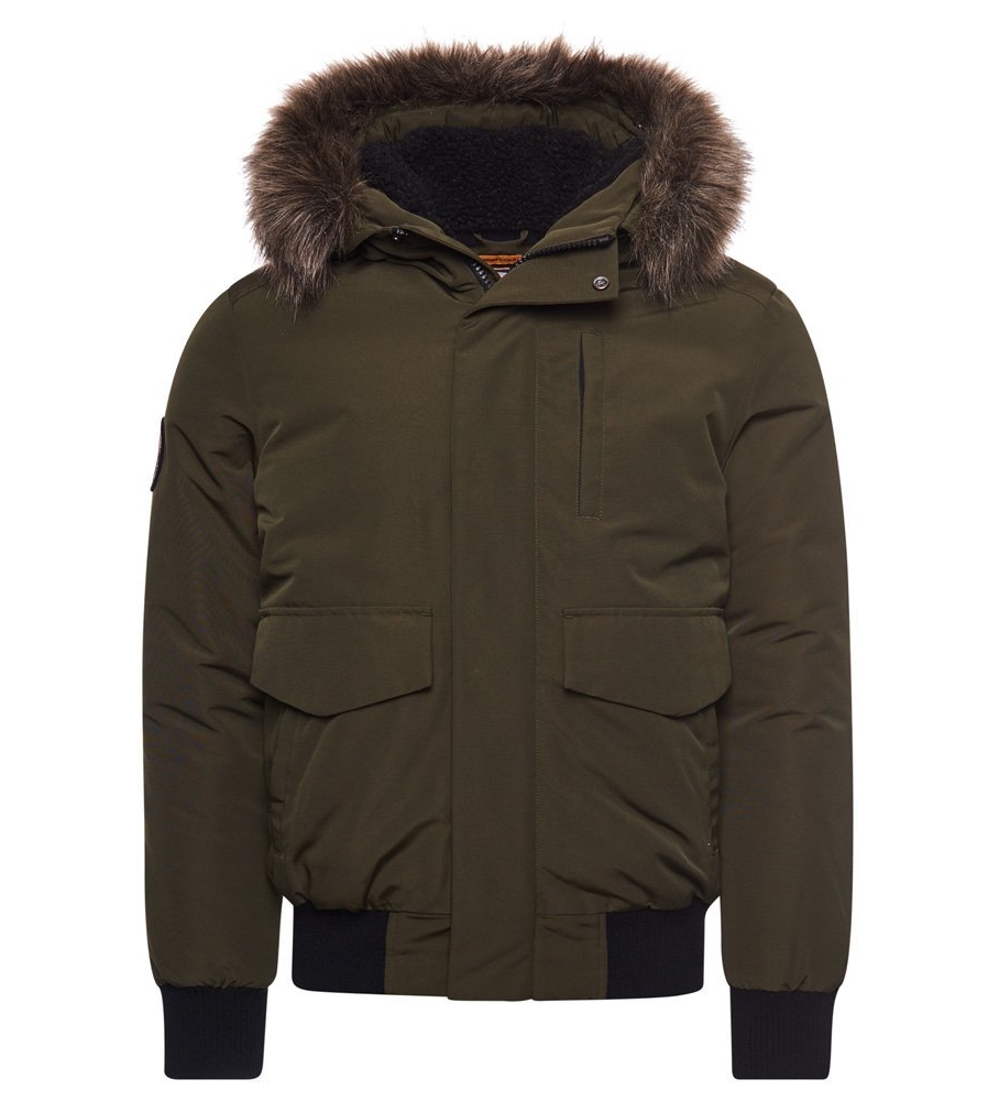 Jaqueta Bomber Everest Verde da Superdry