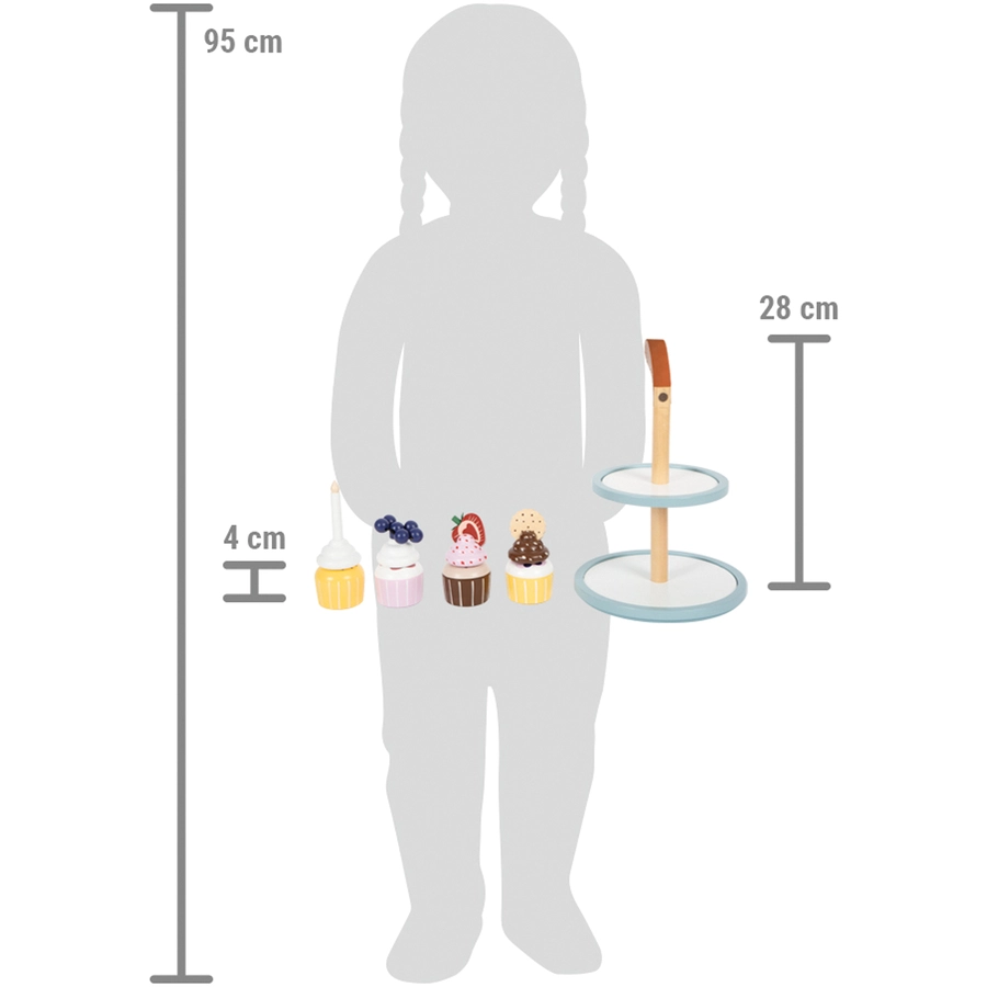 small foot® Cupcake Etagere „tasty“