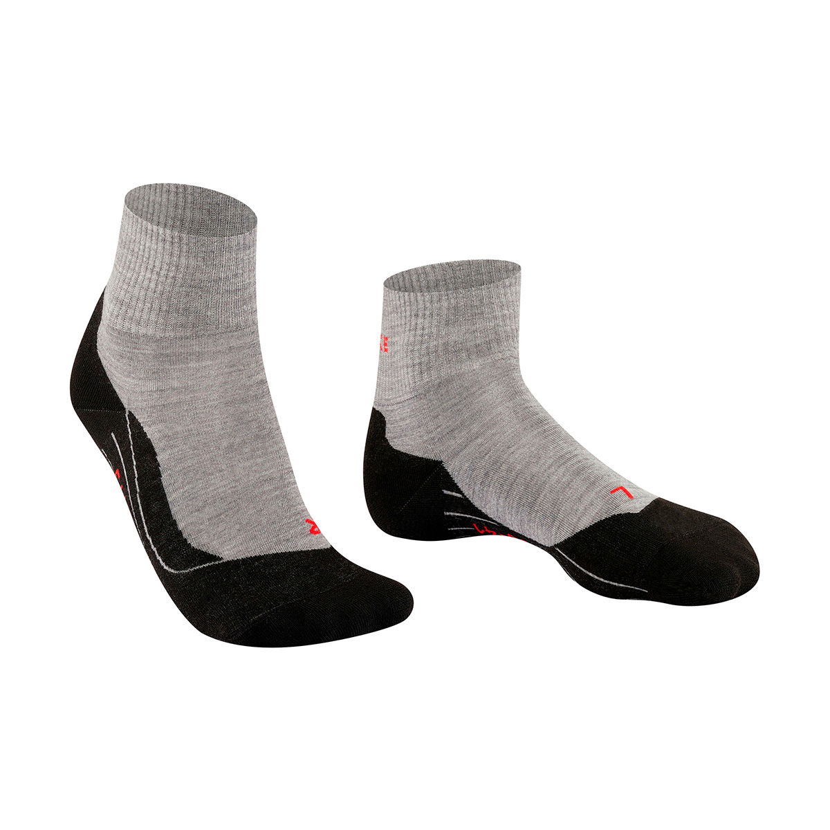 Falke TK5 Short vandresokker, herre (Light Grey) - Spejder Sport