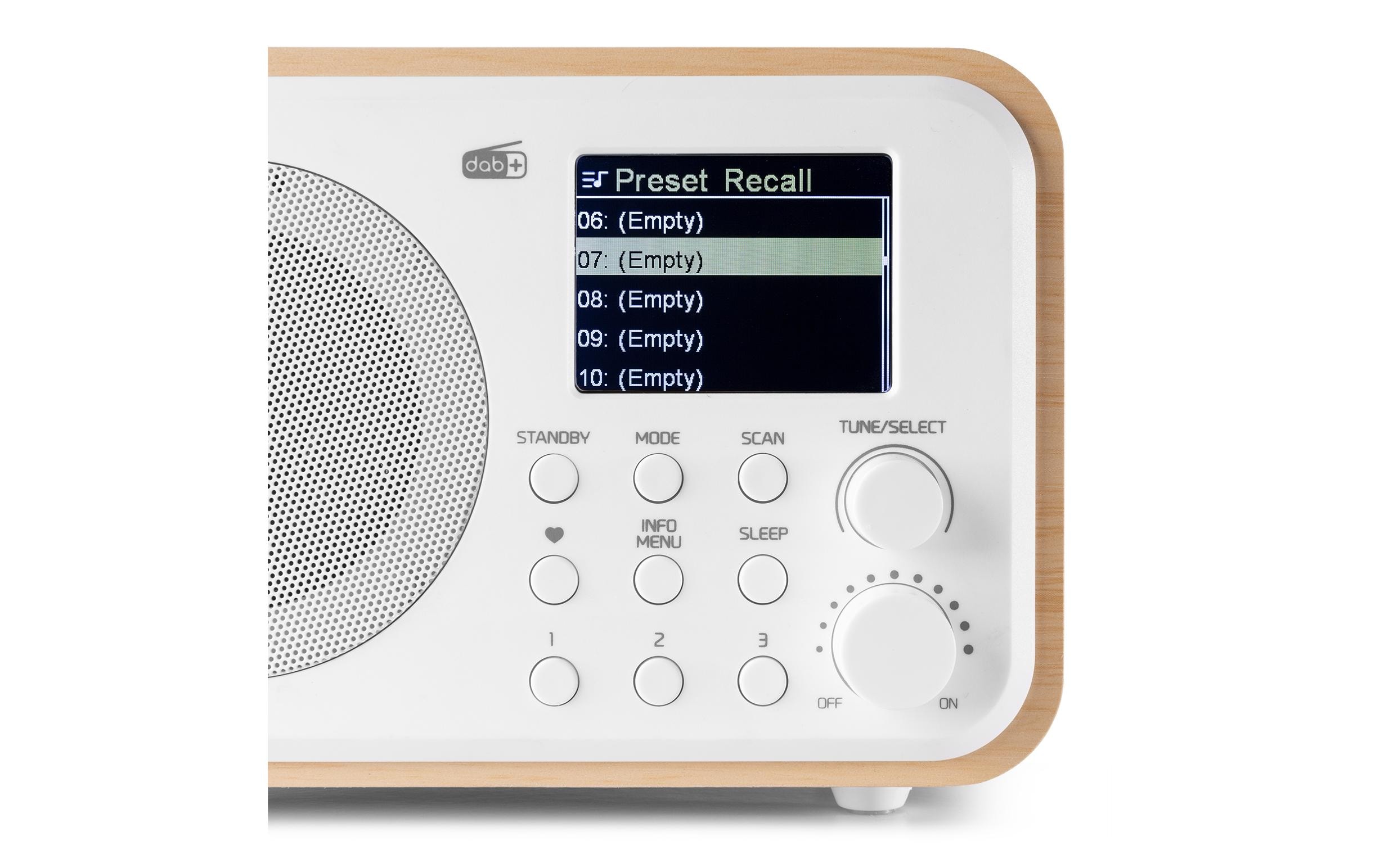 DAB+ Radio Milan WeissDAB+ Radio mit Bluetooth