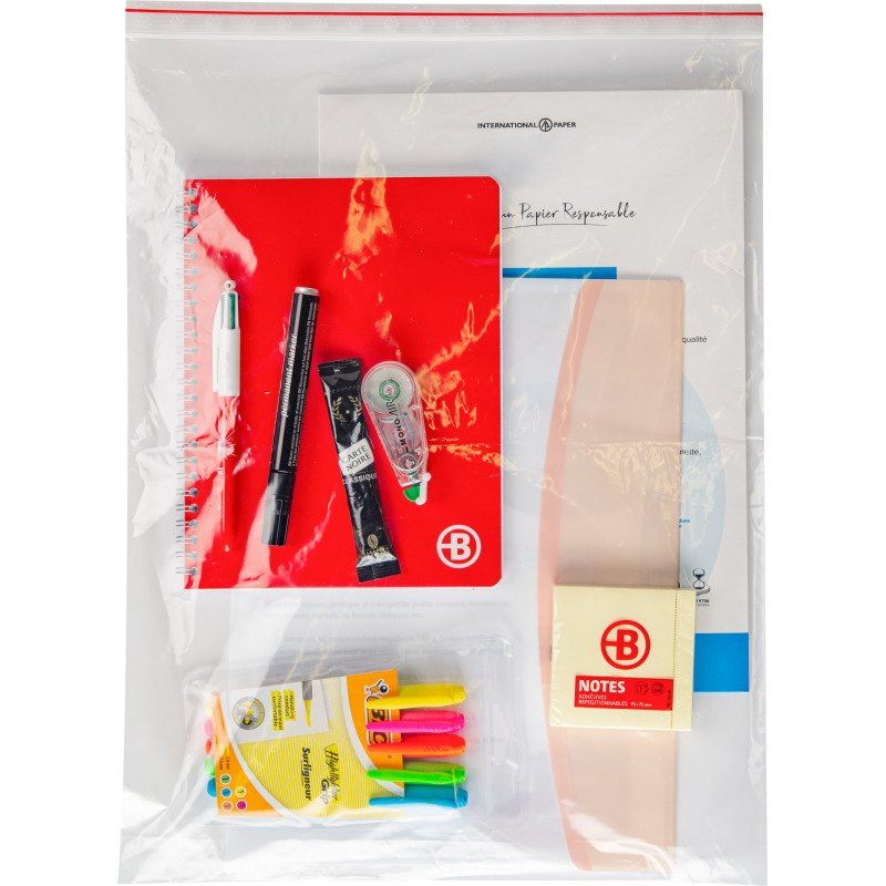 Sachet Zip transparent - 50 microns - Carton de 1000