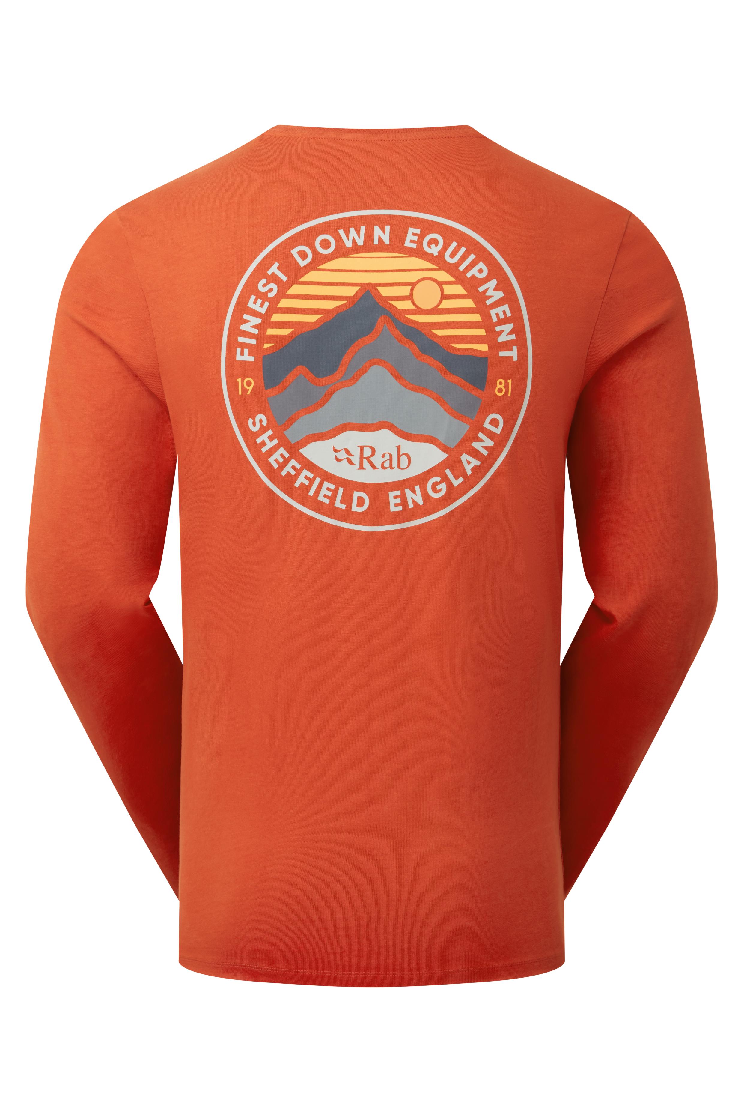 Rab Basecamp 3 Peaks LS Tee Red Clay