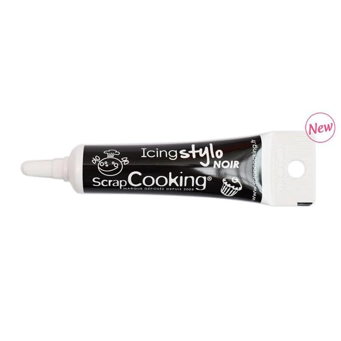 Stylo de glaçage noir Scrapcooking