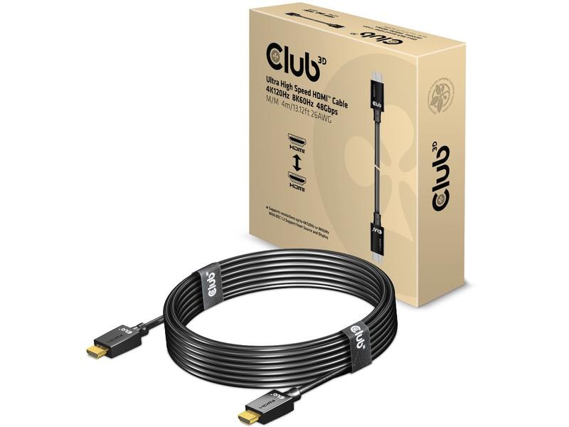 Club 3D Kabel CAC-1374 HDMI - HDMI, 4 m 4 m-Ultra-High-Speed-HDMI-Kabel