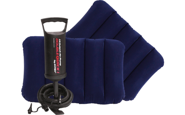 Intex doppel Luftbett Standard Classic Downy Queen Set 3 teilig 203 x 152 x 25 cm