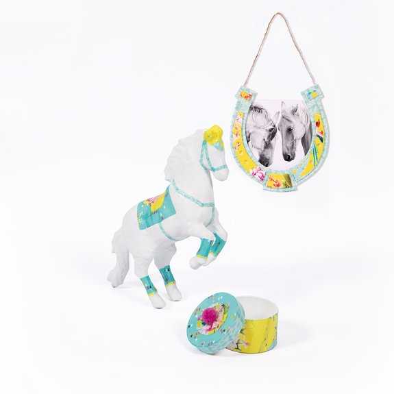Coffret créatif Decopatch équitation