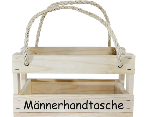 Transportbox, universele box, herenhandtas, hout, 160 x 135 x 265 mm