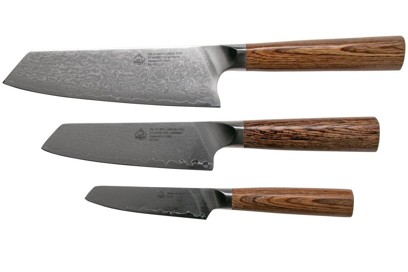 PUMA IP Santoku, Paring set, 821210, 3-delige messenset