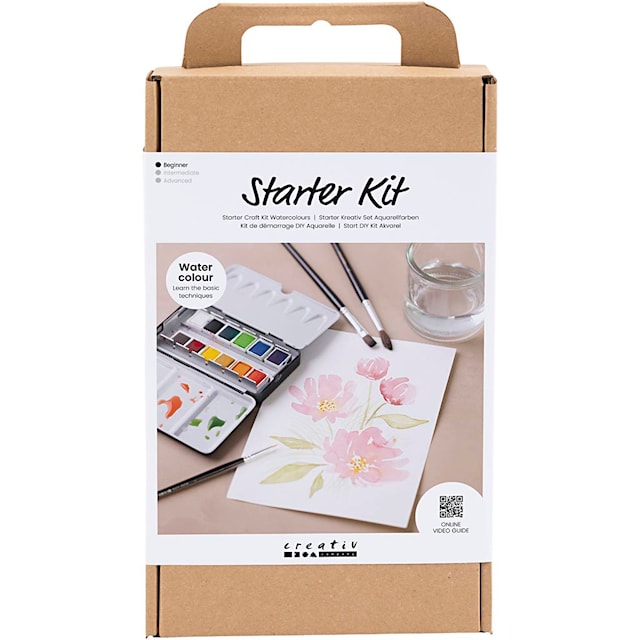 Startkit DIY Vannferger, Blokk og Penslar