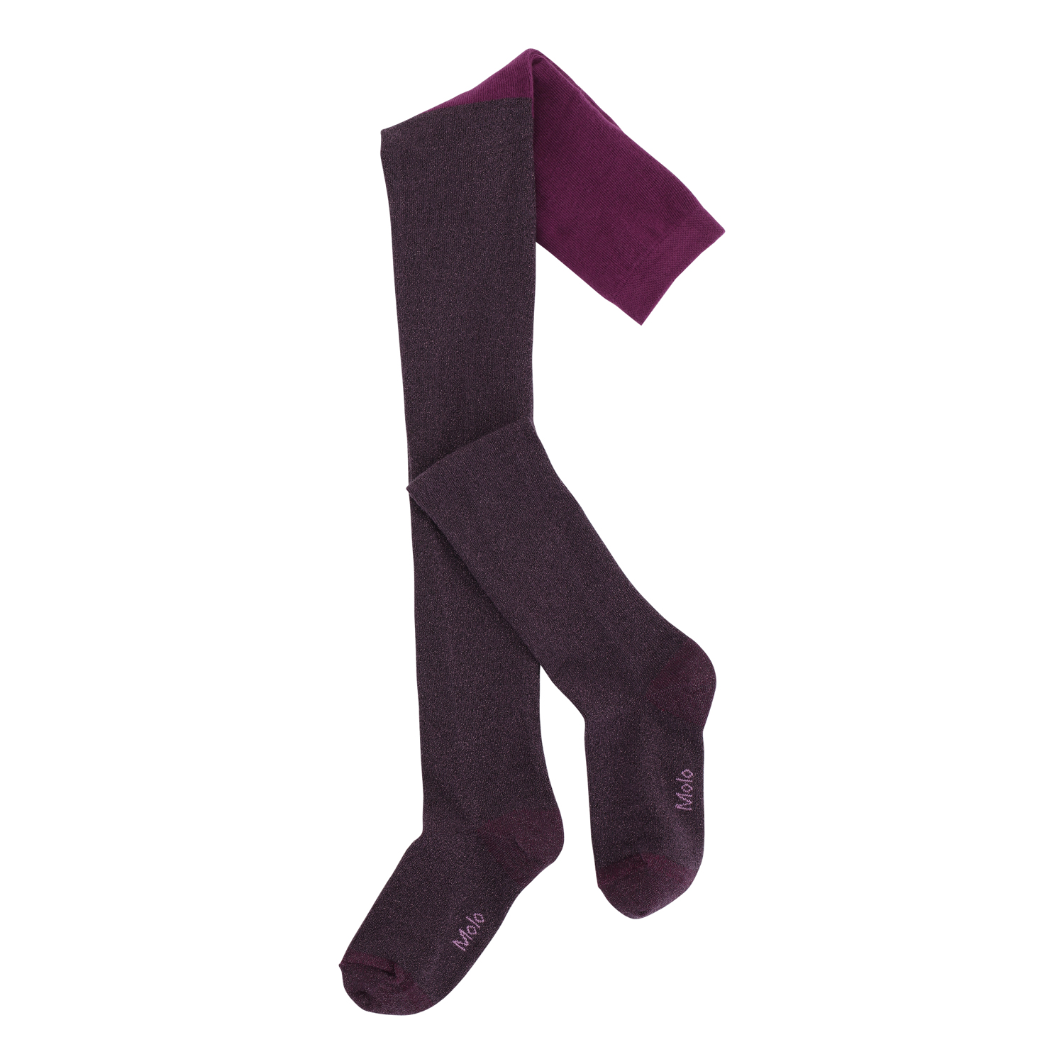 Glitter tights - Purple Shadow