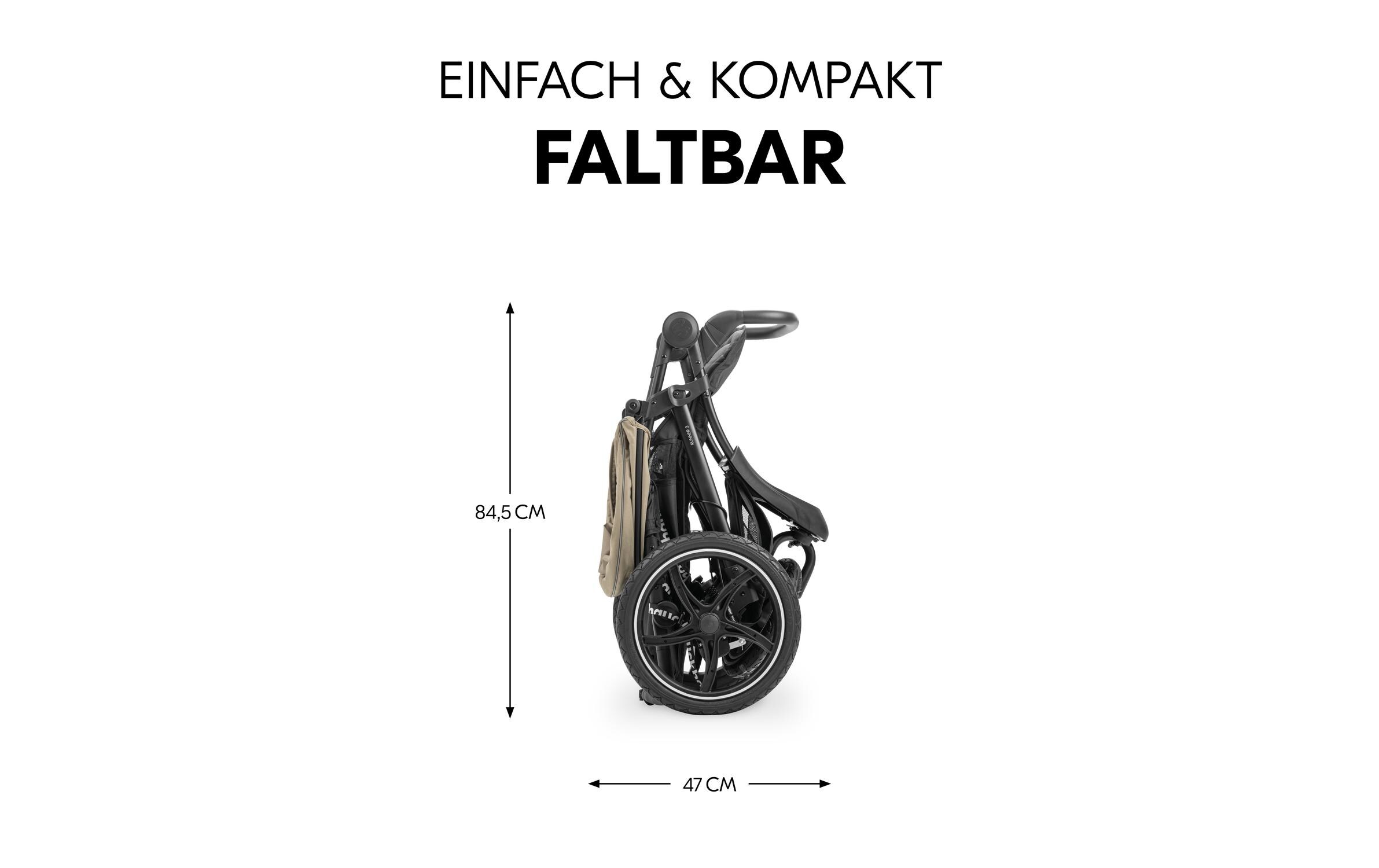 Buggy Runner 3 Olive<br>Robuster Kinderwagen für fast jedes Gelände